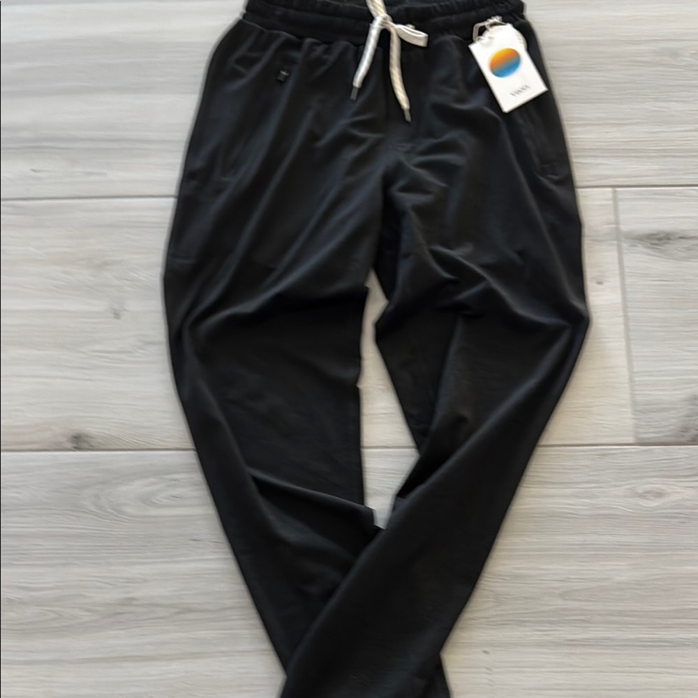 Black Jogger Pants with Drawstring
